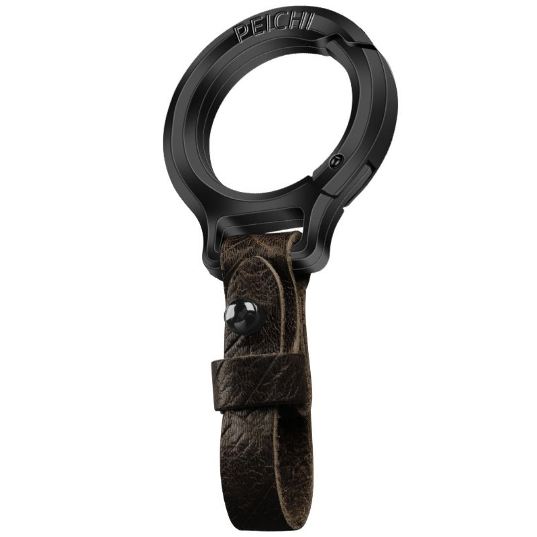 Schlüsselanhänger aus Rindsleder (Oberseite)