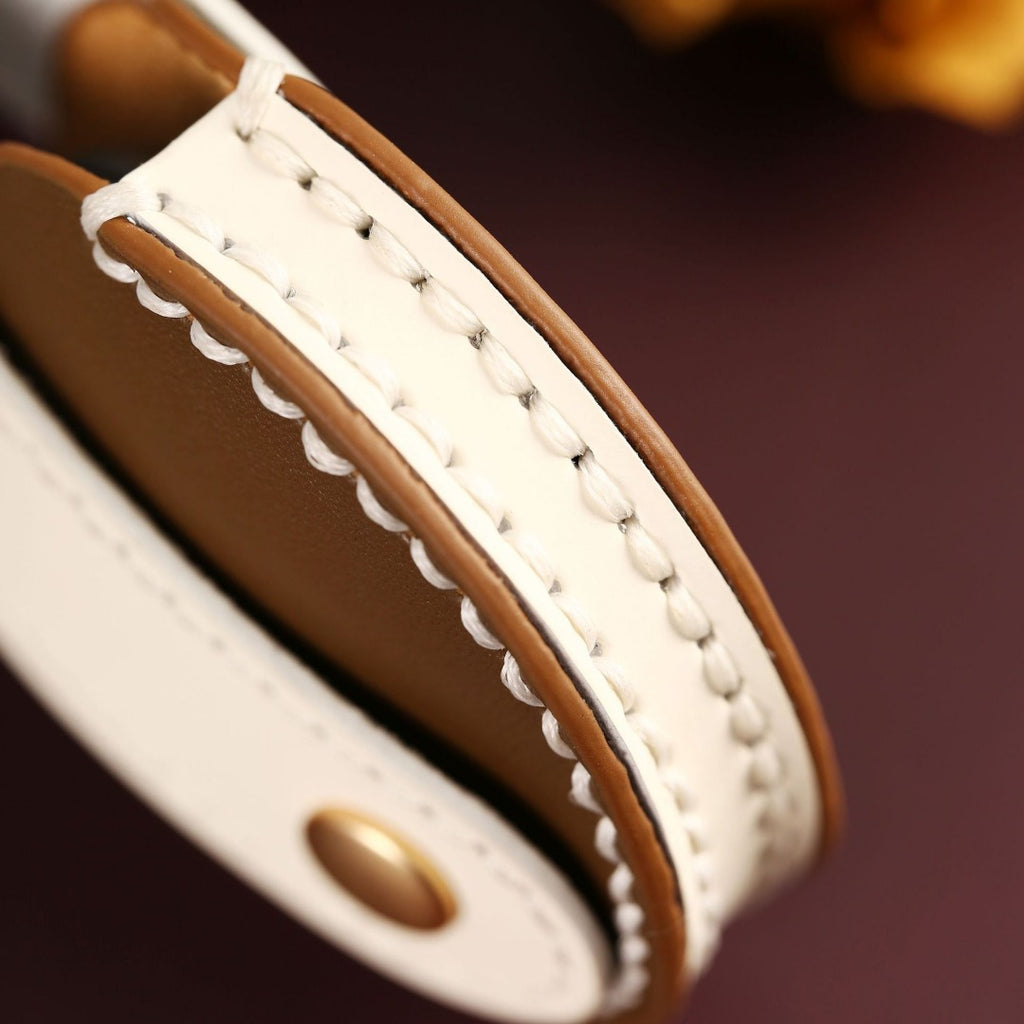 Étui de clé de voiture en cuir Mercedes-Benz SMART