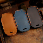 Carsine Kia Leather Car Key Cover Black