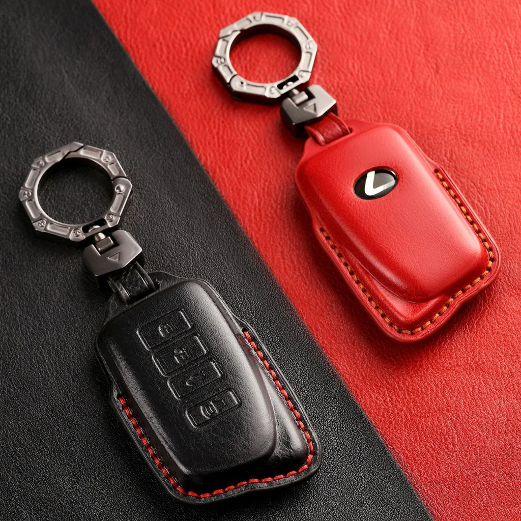 Luxury Lexus Key Fob Case - Handmade Genuine Leather Protector Cover |Fits All Models