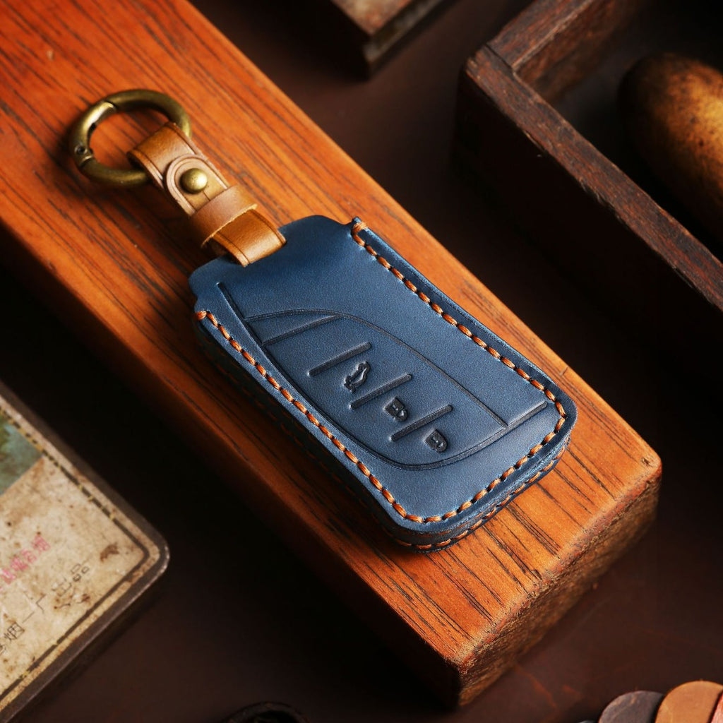 Lexus ES200 RX/ES300 NX200 LM350h LM500 Leder-Autoschlüsselhülle mit 3, 4 und 5 Tasten