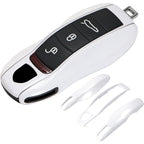 Porsche Key Shell Replacement 3-Piece Painted Key Fob Cover Shell