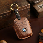 Carsine BMW I3 I8 Leather Car Key Cover Black