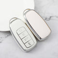 Carsine Chery Car Key Case Silver Edge White / Key case