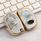 Carsine Hyundai Car Key Case Gold Inlaid With Jade Grey / Key case