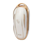 Carsine Tesla Car Key Case Golden Edge