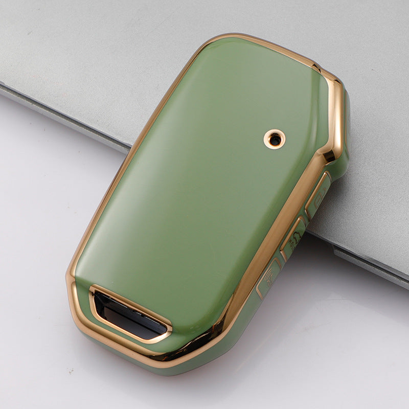 Carsine Kia Car Key Case Golden Edge Green / Key case