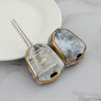 Étui pour clé de voiture Isuzu en or incrusté de jade