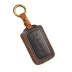 Carsine Maserati Leather Car Key Cover Black