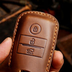 Étui de clé de voiture en cuir 3 boutons pour Kia K3 K4 K5 KX3 KX5