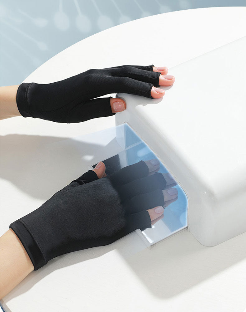 Carsine women's summer sun protection and UV protection gloves Black