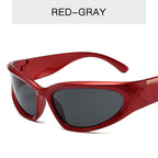 Carsine Sports Sunglasses Red